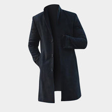 Load image into Gallery viewer, 2019 Winter Fashion Men's Trench Long Jackets Coats Classic Jackets Solid Slim Fit Outwear Hombre INCERUN Overcoat Men Clothes