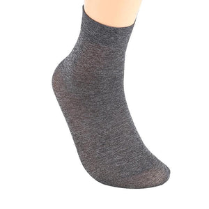 3 Pairs Men&#39;s Bamboo Fiber Stockings Breathable Sweat Socks